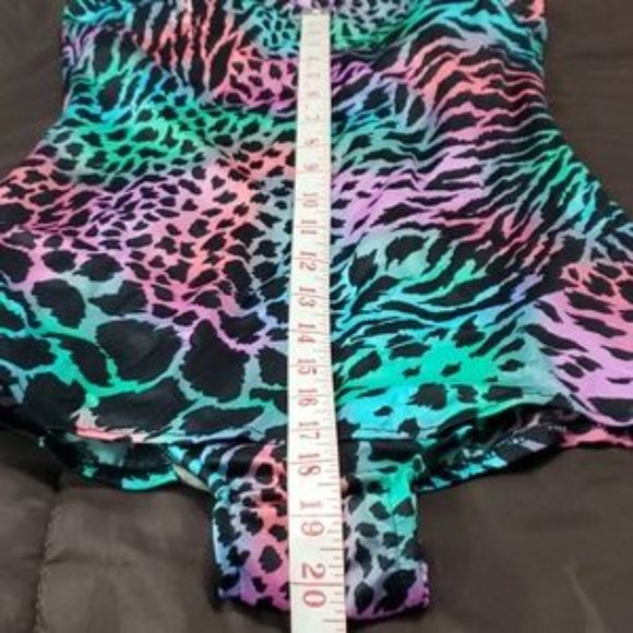 Vintage Jantzen Swimsuit Animal Rainbow - Picture 8 of 15